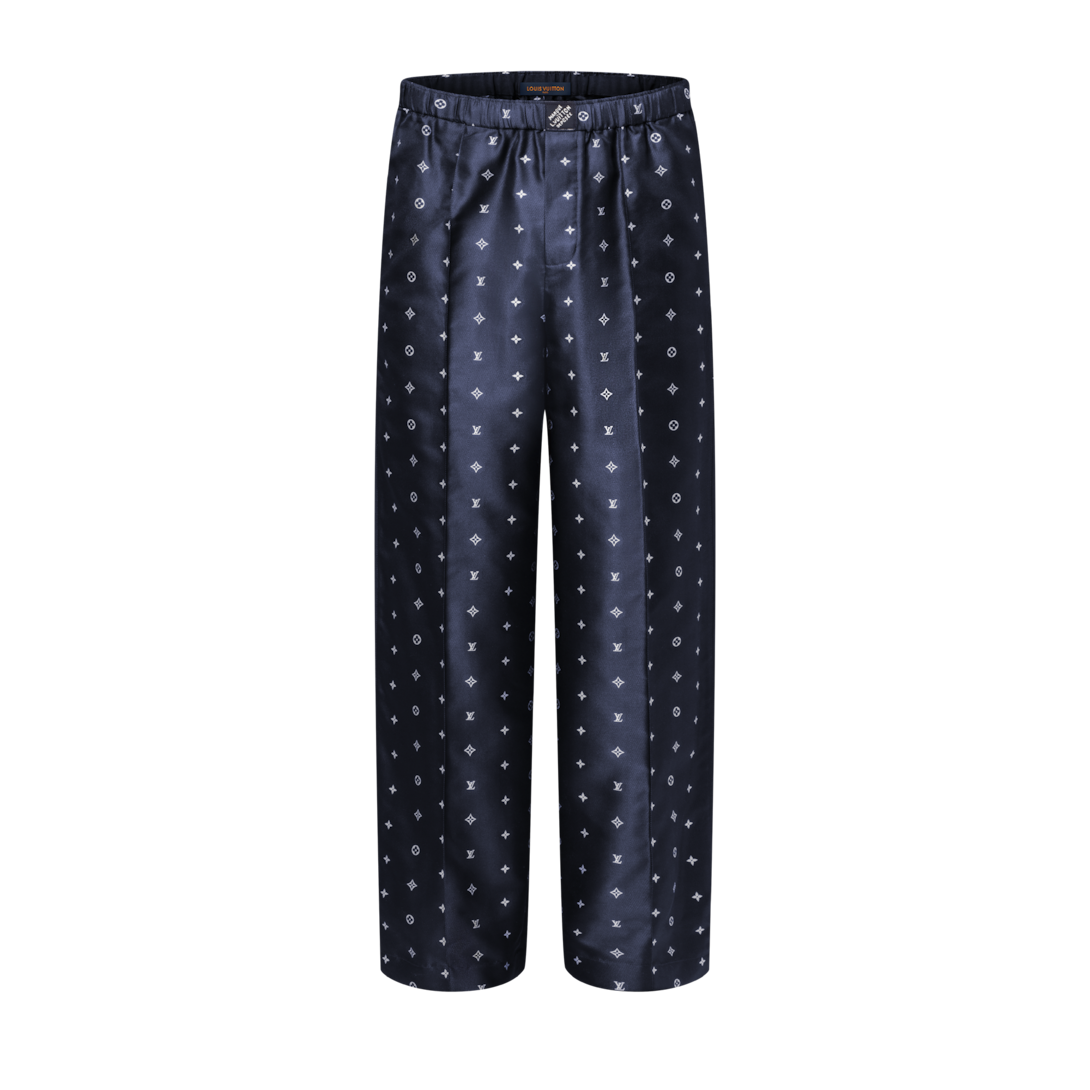 Monogram Silk Pajama Pants - For Men | LOUIS VUITTON
